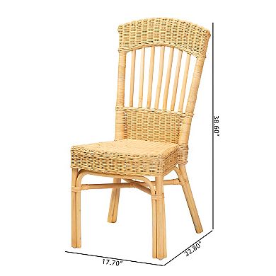 bali & pari Barito Natural Rattan Dining Chair