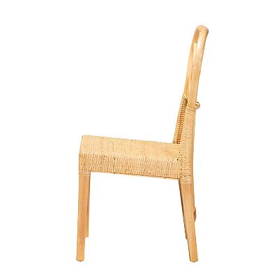 bali & pari Monaco Natural Rattan Dining Chair