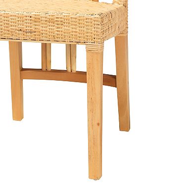 bali & pari Monaco Natural Rattan Dining Chair