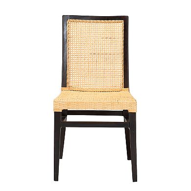 bali & pari Natural Rattan Dining Chair