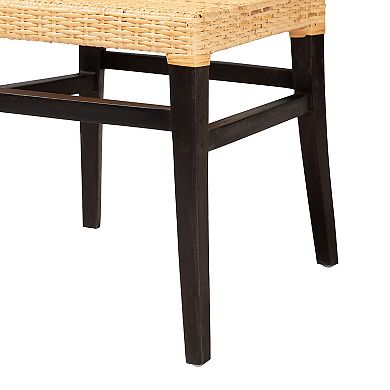 bali & pari Natural Rattan Dining Chair