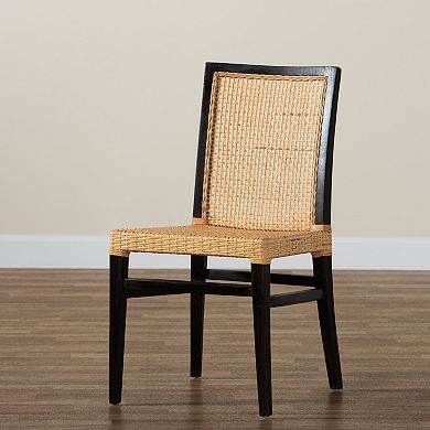 bali & pari Natural Rattan Dining Chair