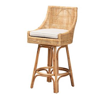 bali & pari Bella Natural Rattan Bar Stool