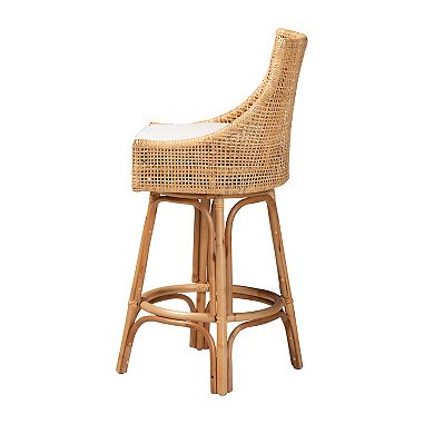 bali & pari Bella Natural Rattan Bar Stool