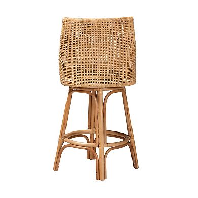 bali & pari Bella Natural Rattan Bar Stool