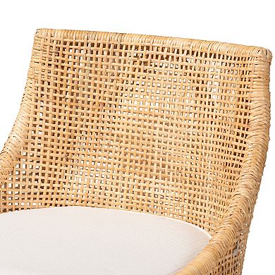 bali & pari Bella Natural Rattan Bar Stool