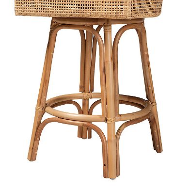 bali & pari Bella Natural Rattan Bar Stool