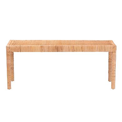 bali & pari Natural Rattan Long Bench