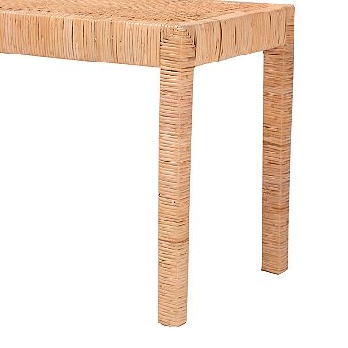 bali & pari Natural Rattan Long Bench