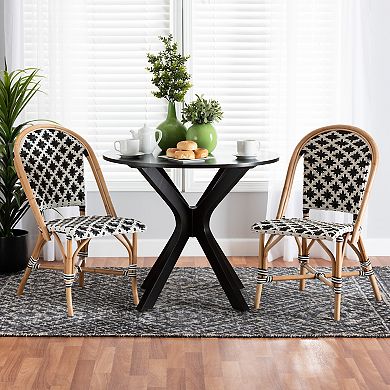 bali & pari Ambre Rattan 2-pc. Dining Chair Set