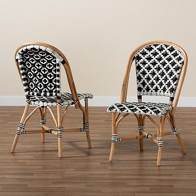 bali & pari Ambre Rattan 2-pc. Dining Chair Set