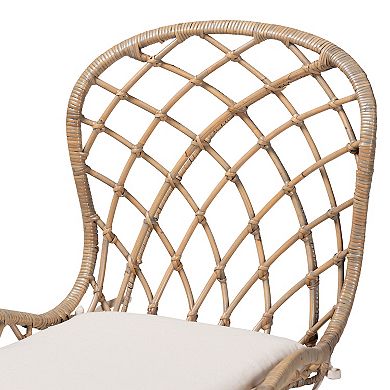 bali & pari Sabelle 2-pc. Rattan Dining Chair Set