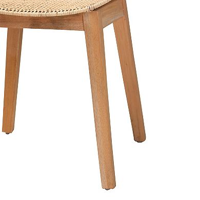 bali & pari Ballerina 2-pc. Rattan Dining Chair Set