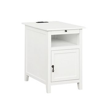 Linon Birkdale Accent Table with USB & Storage Drawer