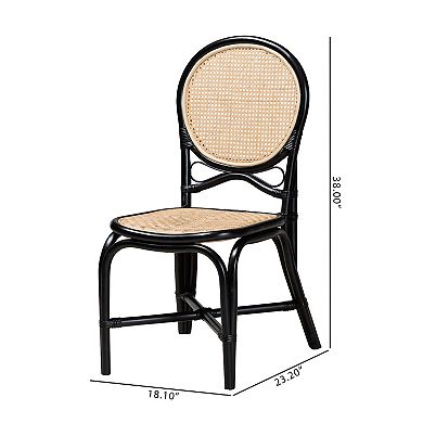 bali & pari Ayana Natural Rattan Dining Chair