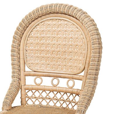 bali & pari Jelita 2-pc. Rattan Dining Chair Set