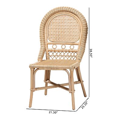 bali & pari Jelita 2-pc. Rattan Dining Chair Set