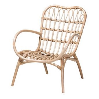 Bali & Pari Bajo Natural Rattan Accent Chair