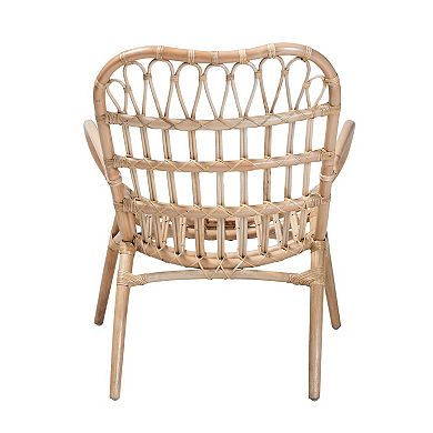 Bali & Pari Bajo Natural Rattan Accent Chair