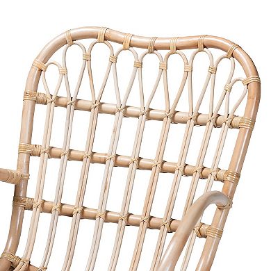 Bali & Pari Bajo Natural Rattan Accent Chair
