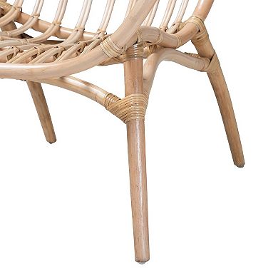 Bali & Pari Bajo Natural Rattan Accent Chair
