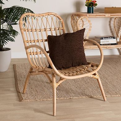 Bali & Pari Bajo Natural Rattan Accent Chair
