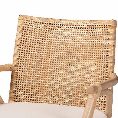 bali & pari Storsel Rattan Dining Chair with Cushion
