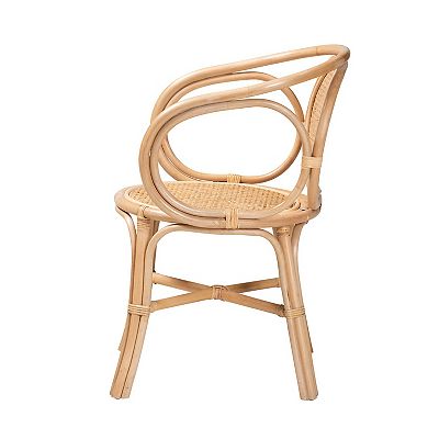 bali & pari Palesa Natural Rattan Dining Chair