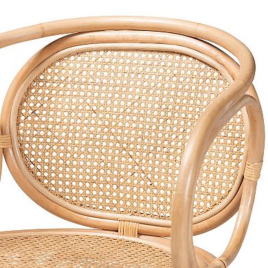 bali & pari Palesa Natural Rattan Dining Chair