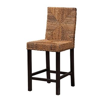 bali & pari Laymi Seagrass Counter Stool