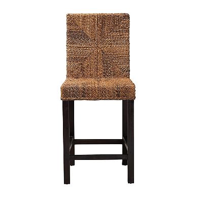 bali & pari Laymi Seagrass Counter Stool
