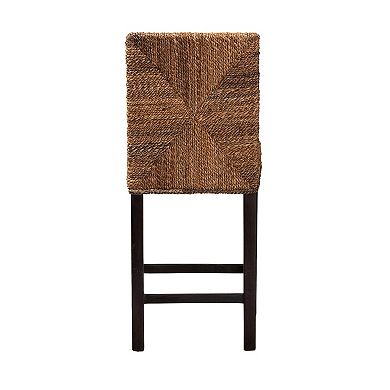bali & pari Laymi Seagrass Counter Stool
