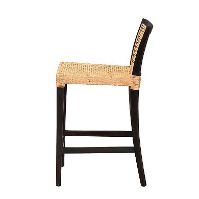 bali & pari Lingga Natural Rattan Counter Stool