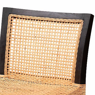 bali & pari Lingga Natural Rattan Counter Stool