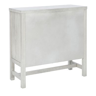 Linon Malcolm Wood 2-Door Accent Cabinet