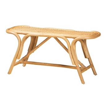 bali & pari Natural Rattan Bench