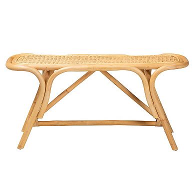 bali & pari Natural Rattan Bench