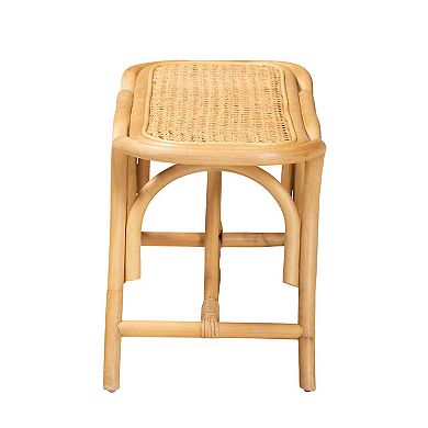 bali & pari Natural Rattan Bench