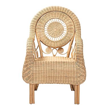 Bali & Pari Putri Natural Rattan Accent Chair