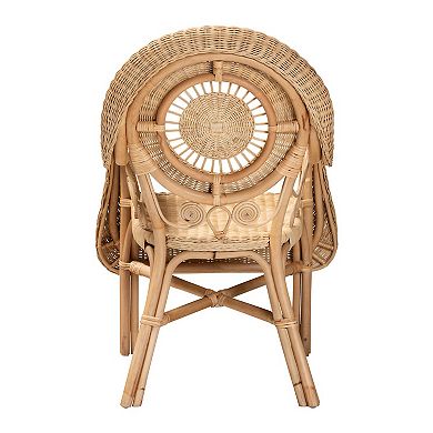 Bali & Pari Putri Natural Rattan Accent Chair