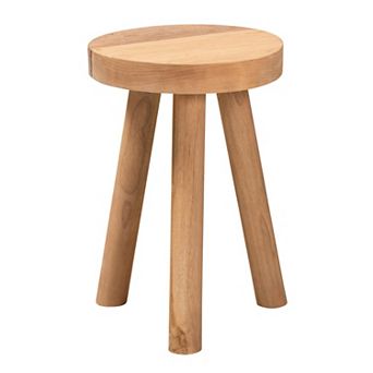 bali & pari Terah Round Wood Footstool