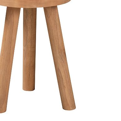 bali & pari Terah Round Wood Footstool
