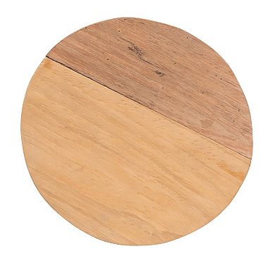 bali & pari Terah Round Wood Footstool