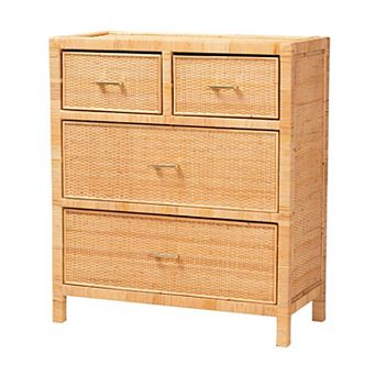 bali & pari Natural Rattan Storage Cabinet