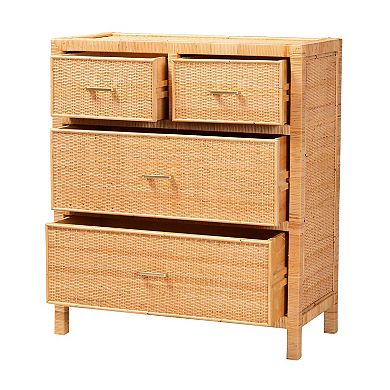 bali & pari Natural Rattan Storage Cabinet