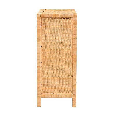 bali & pari Natural Rattan Storage Cabinet