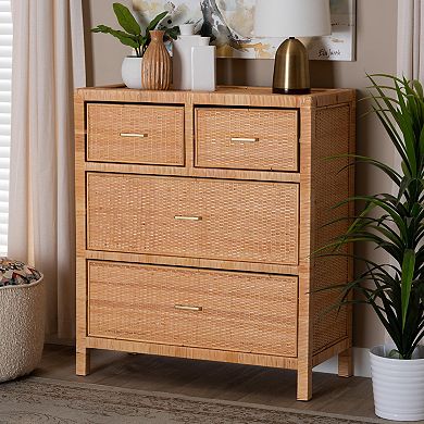 bali & pari Natural Rattan Storage Cabinet