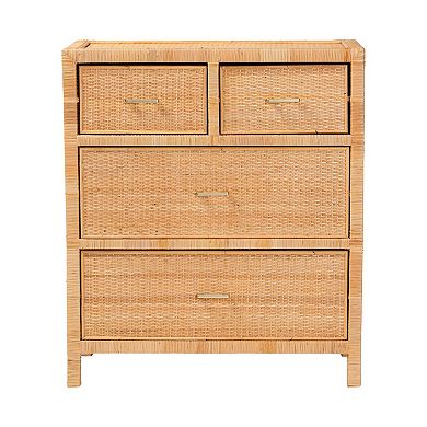 bali & pari Natural Rattan Storage Cabinet