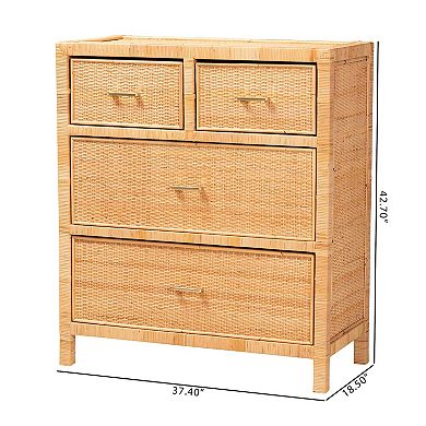 bali & pari Natural Rattan Storage Cabinet