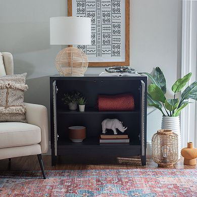 Linon Jennison 34.5-Inch Accent Cabinet